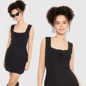 SOLD OUT Crochet Rosette Mini Dress | Wild Fable / Target | TikTok Viral | Small